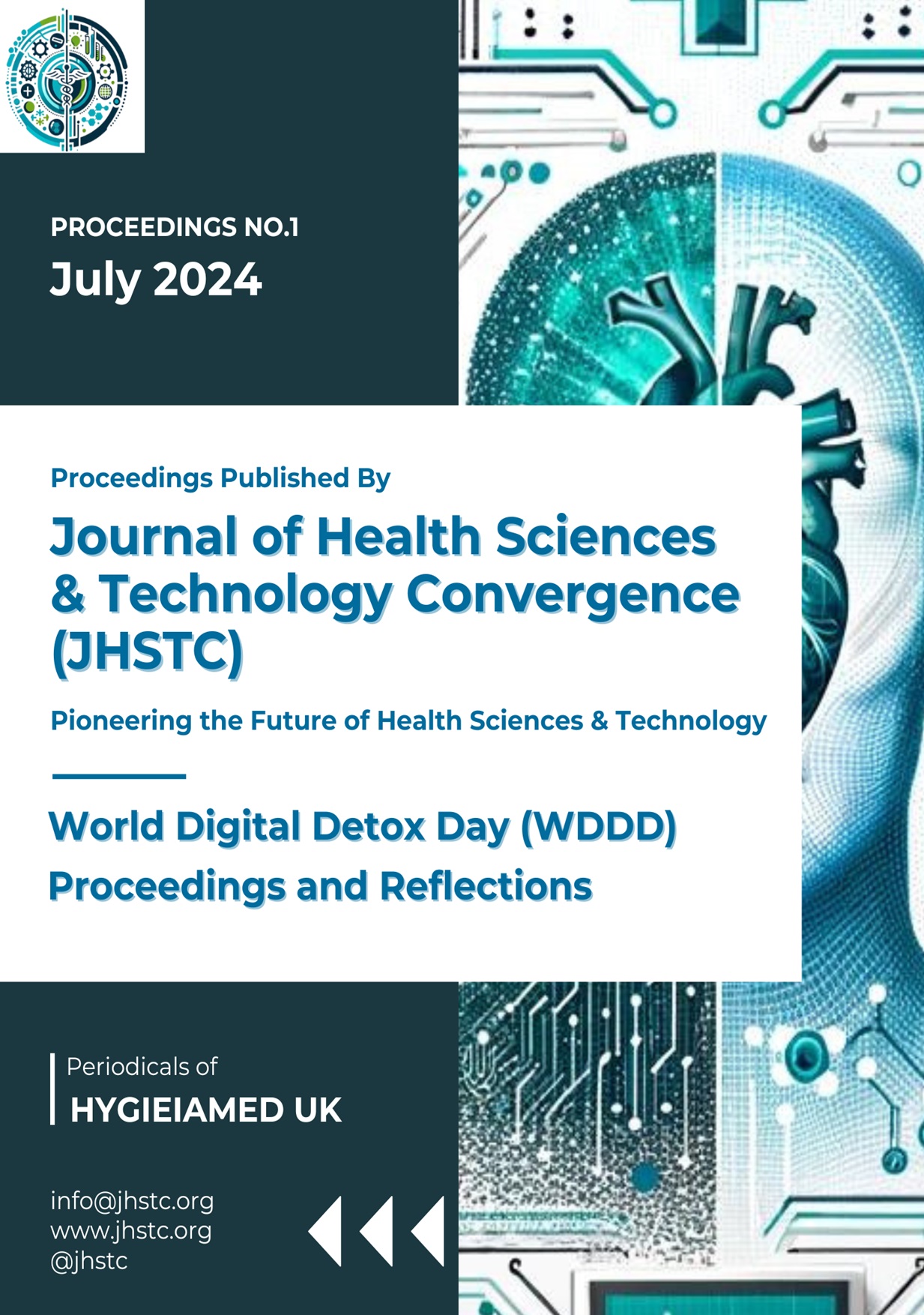 					View Vol. 1 No. 1 (2024): Special Edition on World Digital Detox Day (WDDD) Proceedings and Reflections 
				